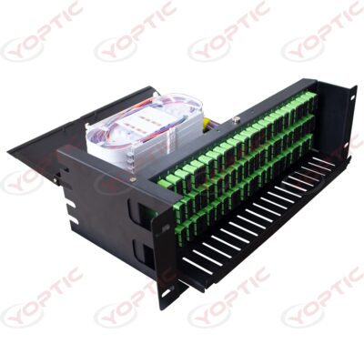 The YODF-U Type 4b Optical Distribution Frame Unit, also known as a Fiber Patch Panel, provides functions including cable fixation and protection, fiber termination connection, cabling, and protection of fiber cores and pigtails, enabling the construction of a complete distribution architecture. Featuring a flip-top design, this unit offers flexible configuration, simple installation and operation, and convenient maintenance and management. It serves as a terminal or backbone node in fiber-optic communication networks, playing a key role in fiber line connections, jumper splicing, and access. Users can select the number of units or flange specifications—such as SC, FC, or LC—according to actual requirements.