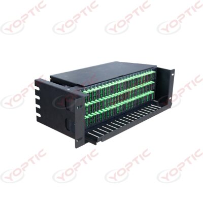 The YODF-U Type 4b Optical Distribution Frame Unit, also known as a Fiber Patch Panel, provides functions including cable fixation and protection, fiber termination connection, cabling, and protection of fiber cores and pigtails, enabling the construction of a complete distribution architecture. Featuring a flip-top design, this unit offers flexible configuration, simple installation and operation, and convenient maintenance and management. It serves as a terminal or backbone node in fiber-optic communication networks, playing a key role in fiber line connections, jumper splicing, and access. Users can select the number of units or flange specifications—such as SC, FC, or LC—according to actual requirements.