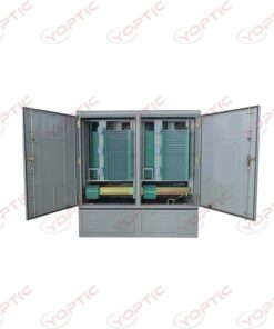 YFDC-1152A Fiber Distribution Cabinet, also known as Fiber Distribution Hub, Fiber Optic Distribution Cabinet, has a variety of functions including leading optical cables, fixing and protecting, splicing and protecting fiber optic, storing and managing pigtails, parking lot, routing management, straight splicing or Splitting of fiber optic cables. It is widely used to handle fiber optic cross connections and to accommodate passive optical splitters in PON FTTX networks, but can also be used for cross splicing applications or combinations of both.  