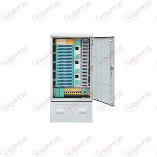 Fiber Distribution Cabinet, also known as Optical Distribution Cabinet, has multiple functions including leading optical cables, fixing and protecting, splicing and protecting of fiber optic, storing and managing pigtails, parking lot, routing management, straight-splicing or Splitting of fiber optic cables. It is widely used in ODN Networks of Fiber Communications.