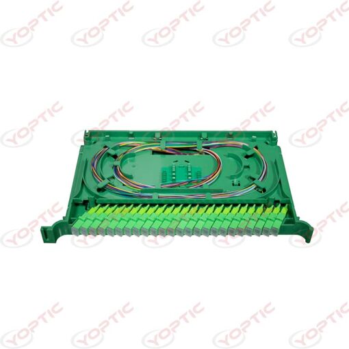 YSDM-C2 Splice ＆ Distribution Module, also known as Fiber Optic Distribution Module, has 24 ports. The product is designed for fiber organization, storage, and fiber fusion protection in enclosures, Fiber Distribution Cabinets, etc. This product adopts high strength engineering plastic injection molding, flame retardant, high strength, long anti-aging time, etc. Hongyou provides the highest quality fiber management trays at the best prices.